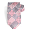 PINK GREY NECKTIE