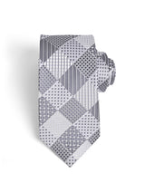 SILVER GREY NECKTIE