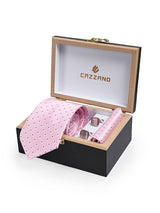 LIGHT PINK TIE SET 