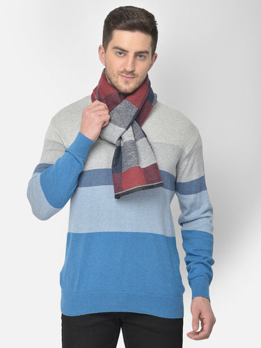 Cazzano Checked  Muffler for Men – Elegant Formal Winter Wear