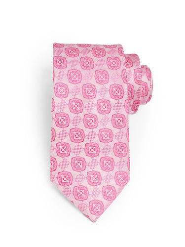 PINK CHECKED NECKTIE