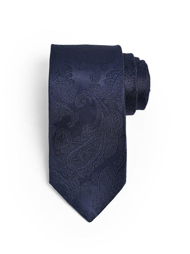 Cazzano Blue Microfiber Tie Set with Matching Pocket Square & Cufflinks