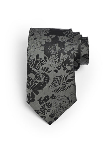 Men Neck Floral Skinny tie