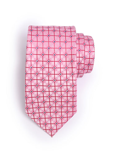 Cazzano Checked Microfiber Tie & Pocket Square Set with Premium Box