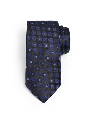 Men Neck Checked Skinny Tie