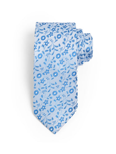 Men Neck Floral Skinny Tie