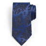 PRINTED BLUE NECKTIE