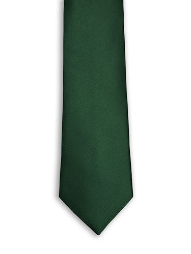 GREEN SOLID NECKTIE