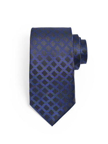 BLUE CHECKED NECKTIE