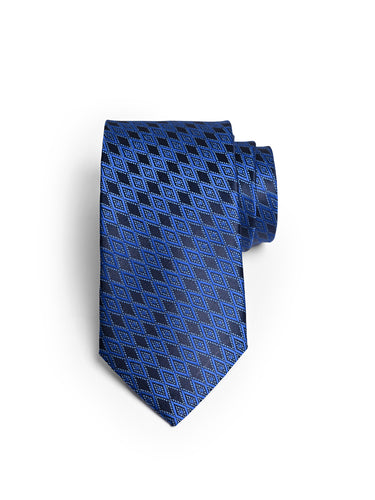 Men Printed skinny Tie With Pocket Square