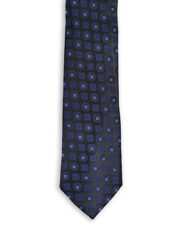 Men Neck Checked Skinny Tie
