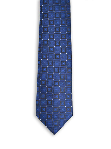 BLUE CHECKED NECKTIE