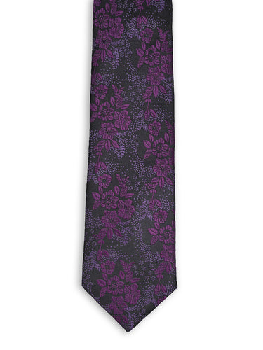 Men Neck Floral Skinny Tie