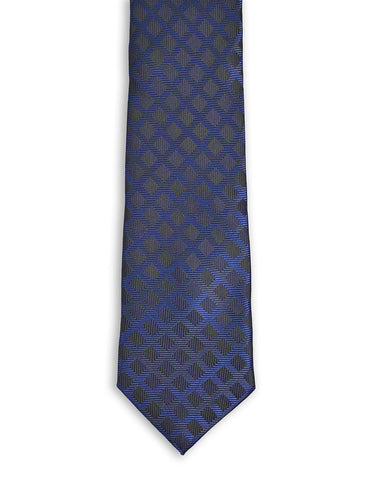 BLUE CHECKED NECKTIE