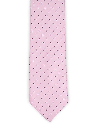 PINK POLKA DOT NECKTIE