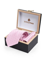 LIGHT PINK TIE & POCKET SQUARE