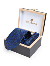 ROYAL BLUE TIE & POCKET SQUARE