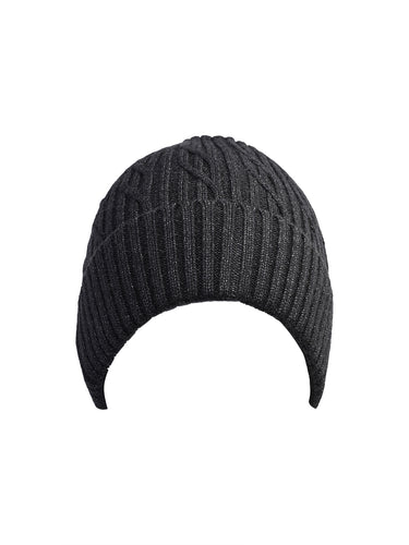 Cazzano Men Dark Grey Premium Woollen Beanie for Winter