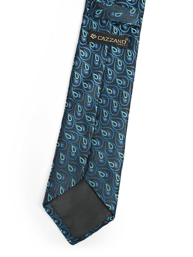 DARK BLUE POLKA DOT NECKTIE
