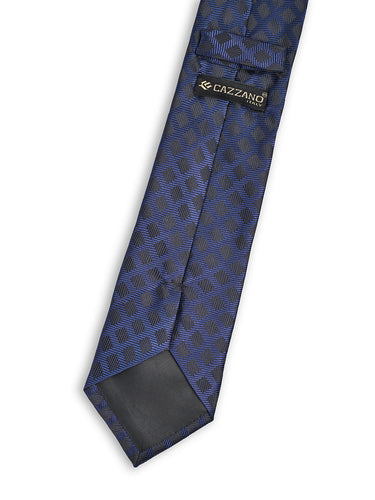 BLUE CHECKED NECKTIE
