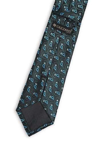 DARK GREEN POLKA DOT NECKTIE