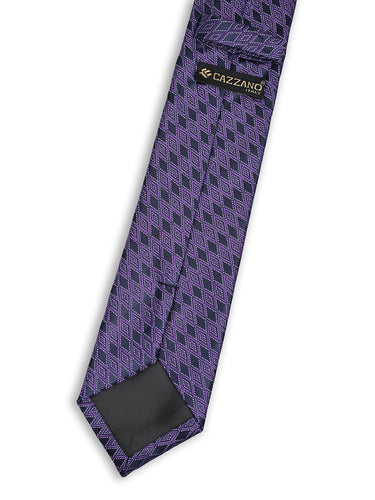 PURPLE PRINTED NECKTIE
