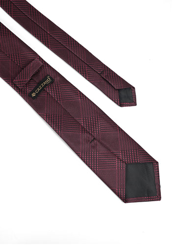 BURGUNDY TEXTURED NECKTIE
