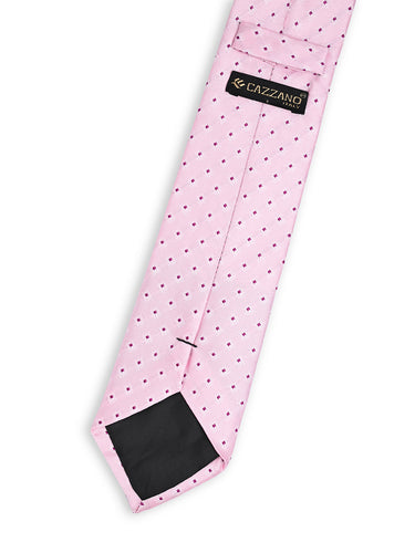 PINK POLKA DOT NECKTIE