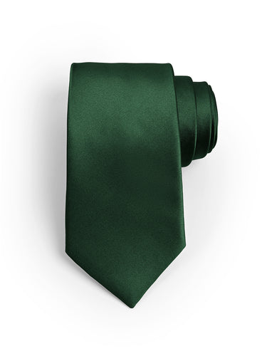 GREEN SOLID NECKTIE
