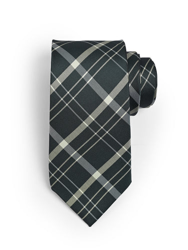 Cazzano Green Elite Tie Set: Professional Necktie, Cuffling & Matching Pocket Square Accessories