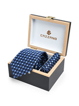 ROYAL BLUE TIE & POCKET SQUARE