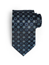 AZURE JACQUARD NECKTIE