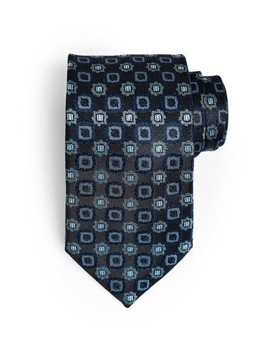 AZURE JACQUARD NECKTIE