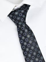 AZURE JACQUARD NECKTIE