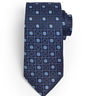 AZURE MOSAIC RETRO NECKTIE