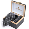 CLASSIC PLAID TIE WITH POCKET SQUARE