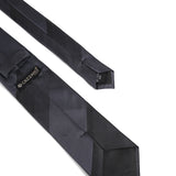 BLACK TIE WITH POCKET SQUARE