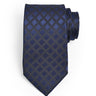BLUE BASKETWEAVE NECKTIE