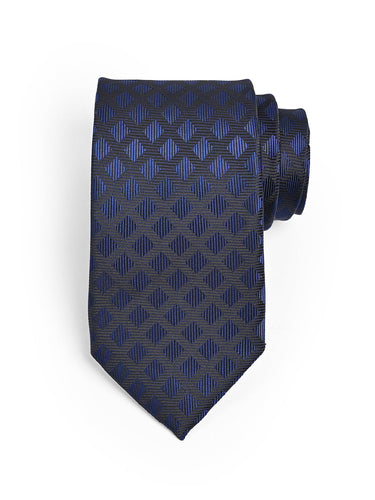 BLUE BASKETWEAVE NECKTIE