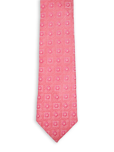 BLUSH PINK MOSAIC NECKTIE