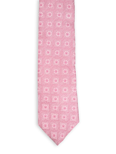 BLUSH PINK MOSAIC NECKTIE