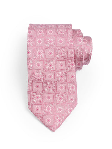 BLUSH PINK MOSAIC NECKTIE