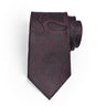 BURGUNDY PRINTED NECKTIE
