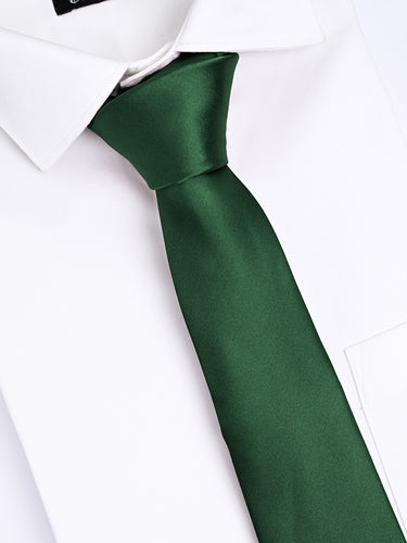 CLASSIC FOREST GREEN SOLID TIE