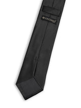 JET BLACK SOLID TIE