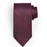 CRIMSON NOIR MEDALLION NECKTIE