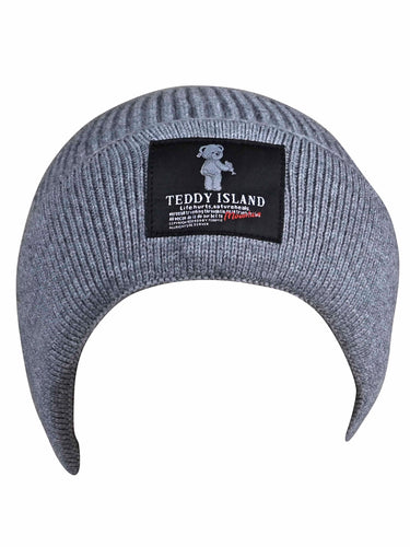 Cazzano Classic Grey Wool Beanie | Warm Knitted Winter Hat for Men