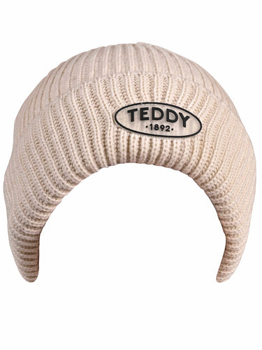 Cazzano Beige Winter Cap for Men | Woollen Beanie for Hiking & Travel