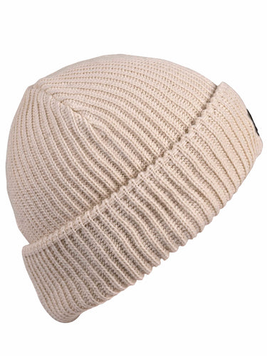 Cazzano Beige Winter Cap for Men | Woollen Beanie for Hiking & Travel