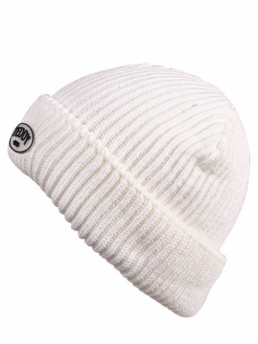 Cazzano Men Cream Premium Woollen Beanie Cap for Winter